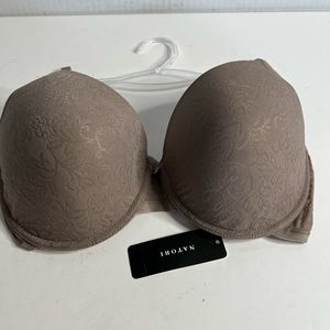 NWT Natori Sheer Jacquard underwire push up bra